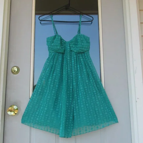 ❌last Chance ❌ EXPRESS polka dot versatile summer dress w/ detachable straps 4 - Picture 4 of 13